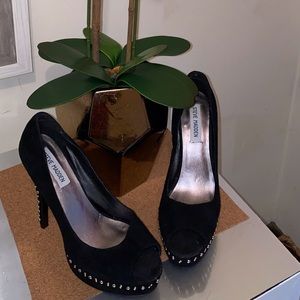 Steve Madden Suede Studded Heels